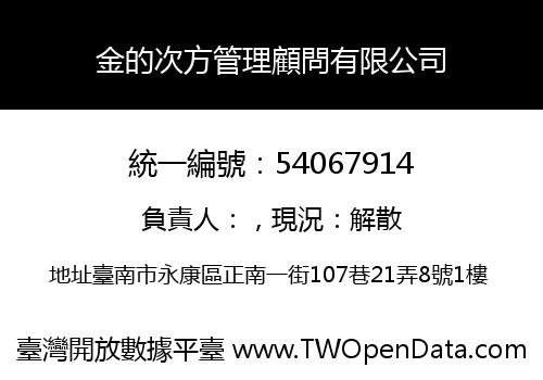 金的次方管理顧問有限公司