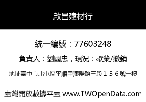 啟昌建材行