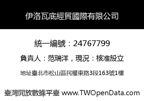 伊洛瓦底經貿國際有限公司