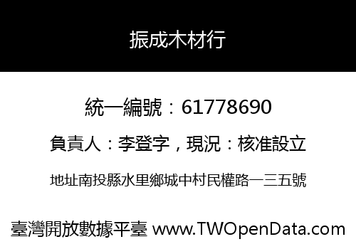 振成木材行