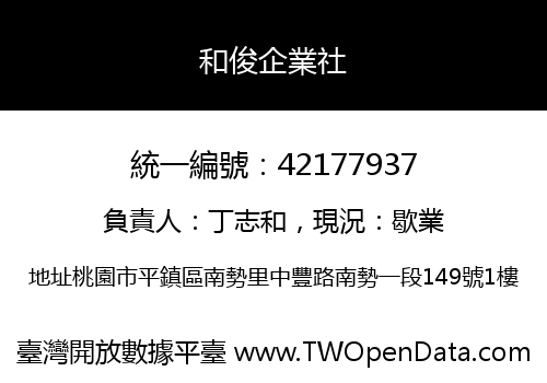 和俊企業社