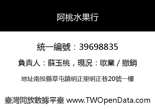 阿桃水果行