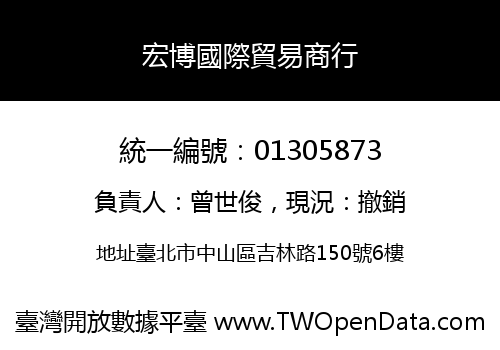 宏博國際貿易商行