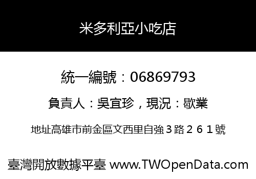 米多利亞小吃店