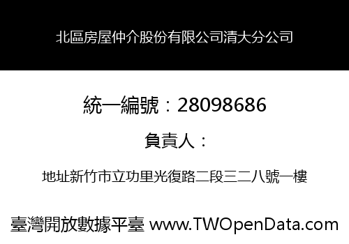 北區房屋仲介股份有限公司清大分公司