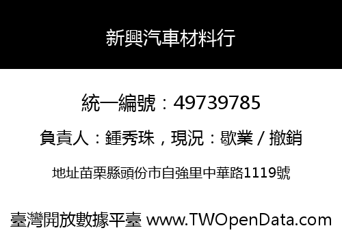 新興汽車材料行