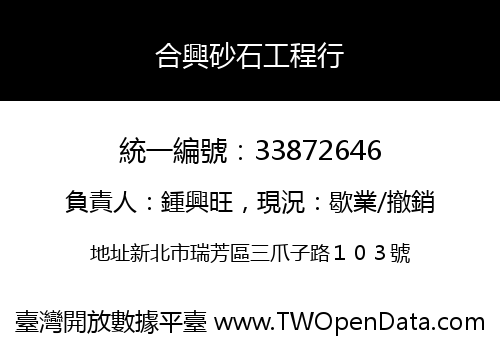 合興砂石工程行