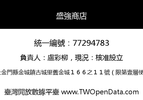 盛強商店