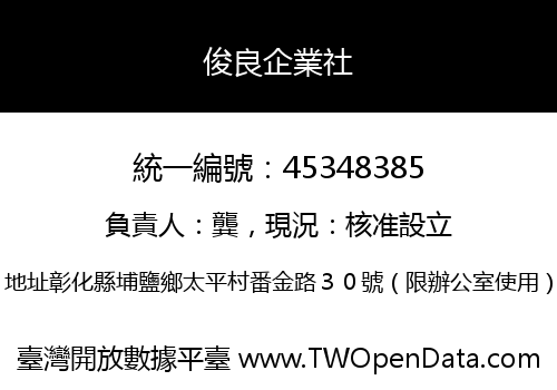 俊良企業社