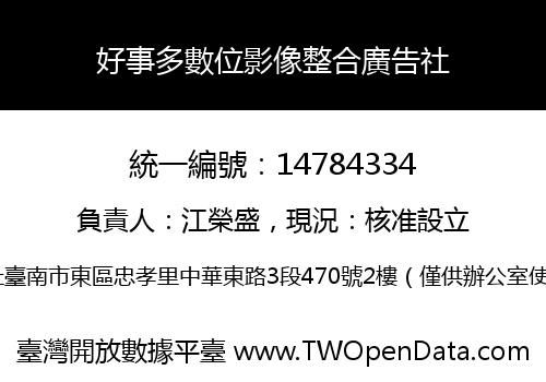 好事多數位影像整合廣告社