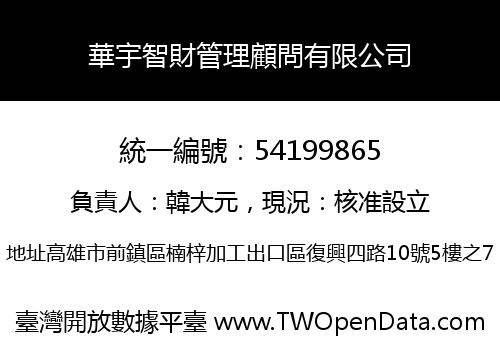 華宇智財管理顧問有限公司