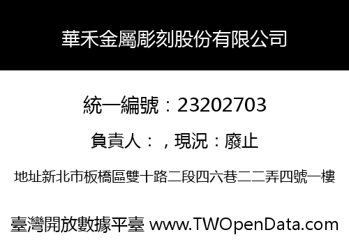 華禾金屬彫刻股份有限公司