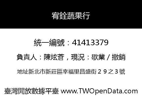 宥銓蔬果行