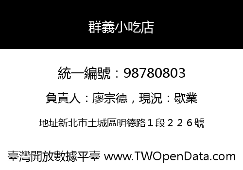 群義小吃店