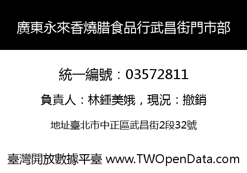 廣東永來香燒腊食品行武昌街門市部