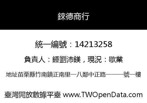 錸德商行