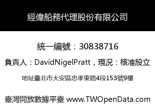 經偉船務代理股份有限公司