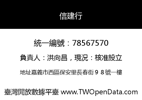 信建行