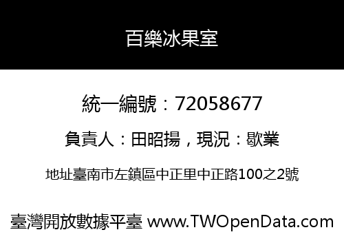 百樂冰果室