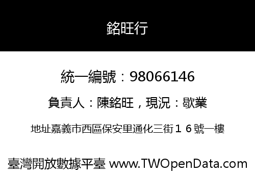 銘旺行