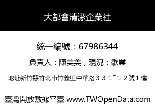 大都會清潔企業社