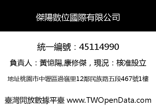 傑陽數位國際有限公司