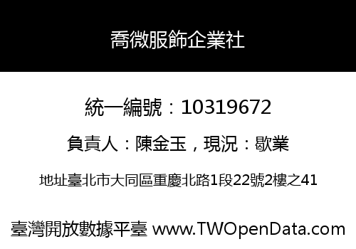 喬微服飾企業社