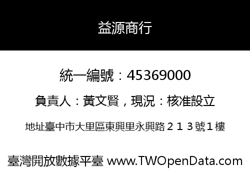 益源商行
