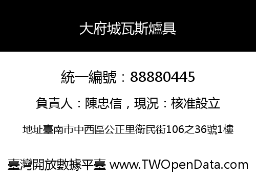 大府城瓦斯爐具