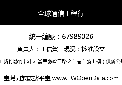 全球通信工程行