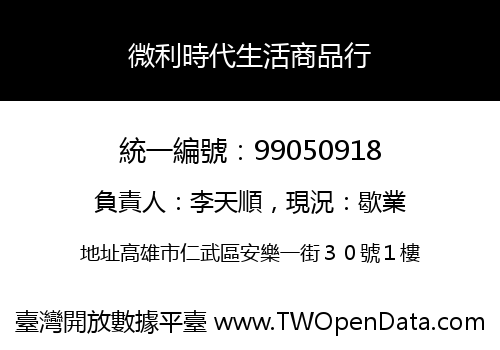 微利時代生活商品行
