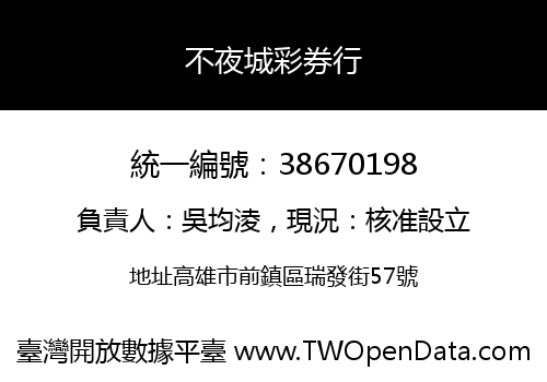不夜城彩券行
