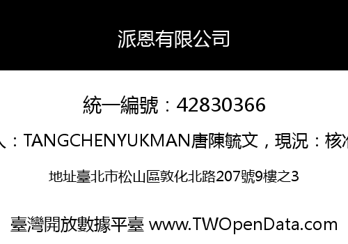 派恩有限公司