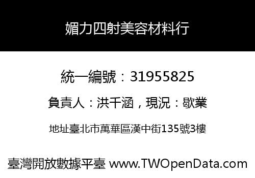 媚力四射美容材料行