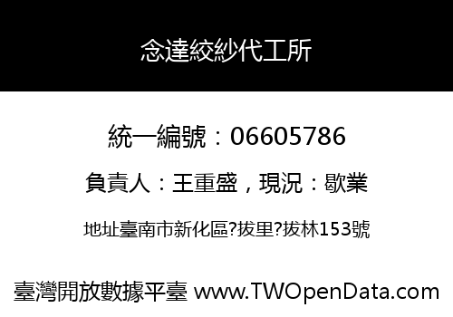 念達絞紗代工所