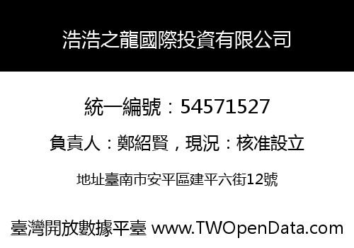 浩浩之龍國際投資有限公司