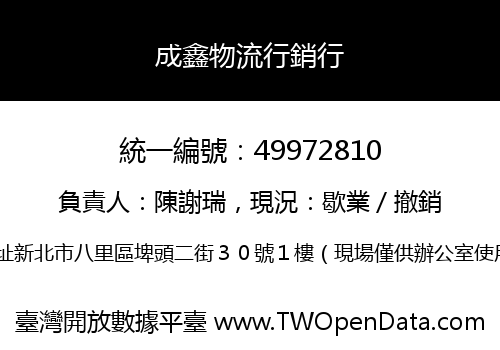 成鑫物流行銷行
