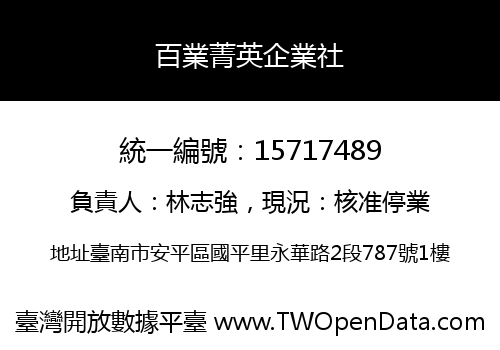 百業菁英企業社