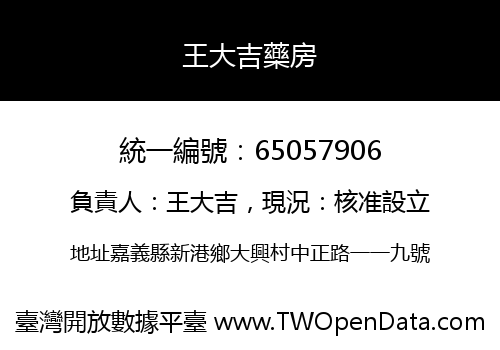 王大吉藥房