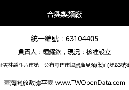 合興製麵廠