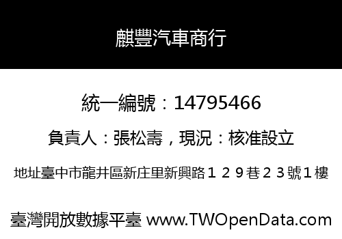 麒豐汽車商行