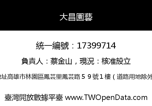 大昌園藝