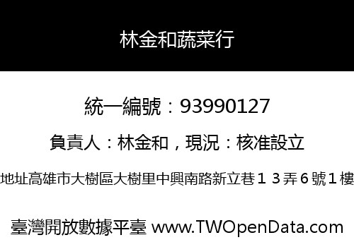 林金和蔬菜行