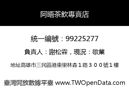 阿晤茶飲專賣店