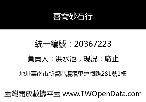 喜喬砂石行