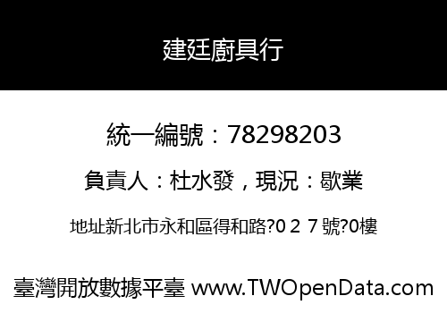 建廷廚具行