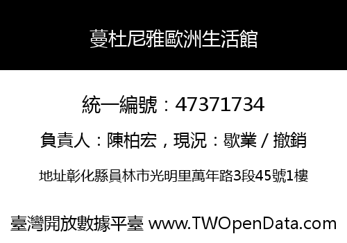 蔓杜尼雅歐洲生活館