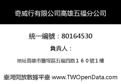 奇威行有限公司高雄五福分公司