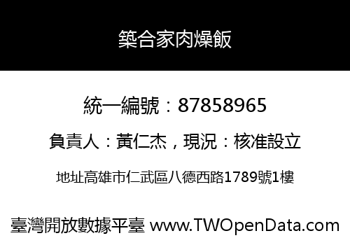 築合家肉燥飯