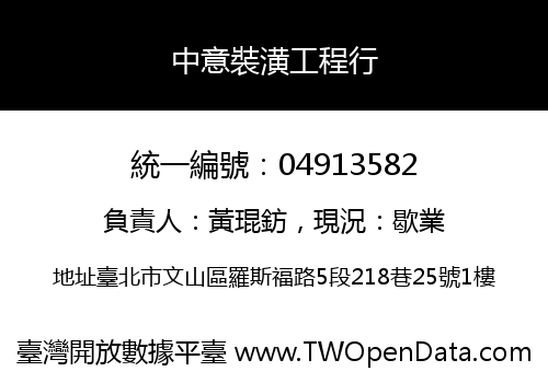 中意裝潢工程行